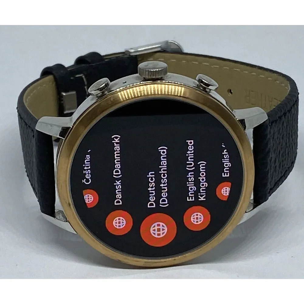 Fossil Gen 4 Authentic Digital Dial Smart Watch Custom Band FTW6016 DC512